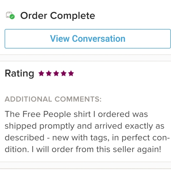 Free People You Rock Tee Shirt Short Sleeve Navy Sizes Small Medium & Large NWT - Picture 8 of 11